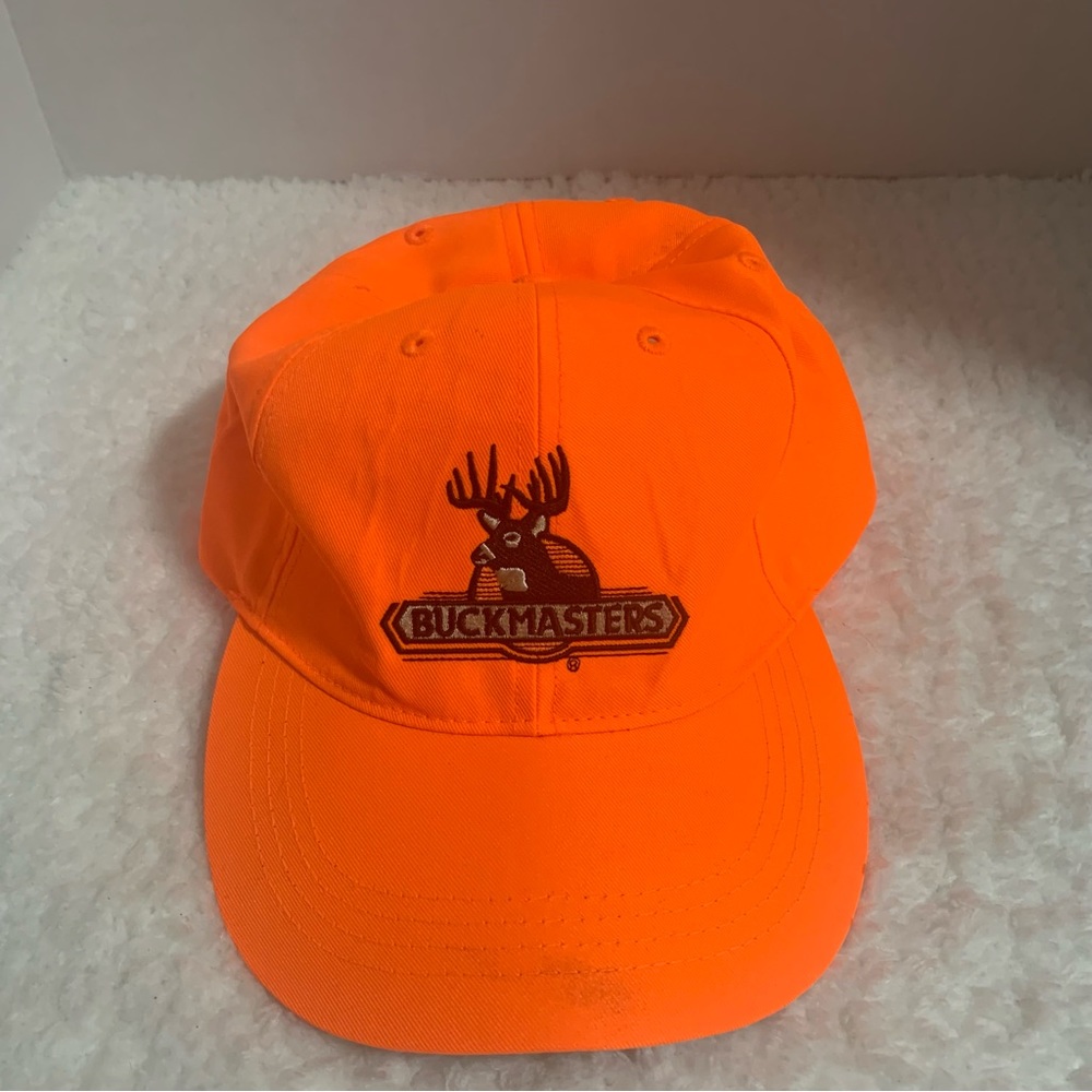 Paramount Outdoors BUCKMASTERS‎ Orange Embroidered Snapback Adj  Cap Hat OSFA